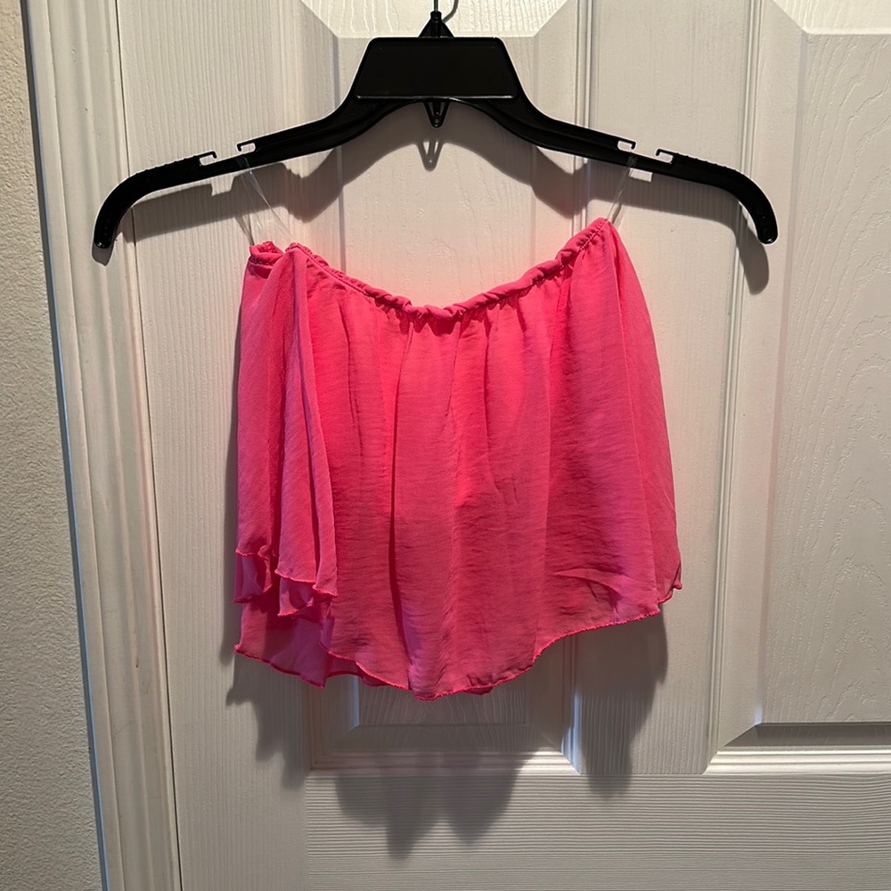 Hot pink Tyche tube top